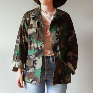 American Apparel Camo Surplus Army Utility Jacket